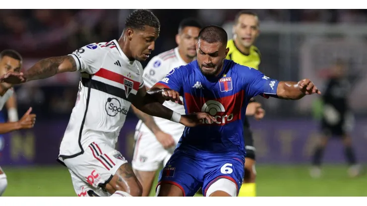 San Pablo juega contra Tigre en la Copa Sudamericana 2023.