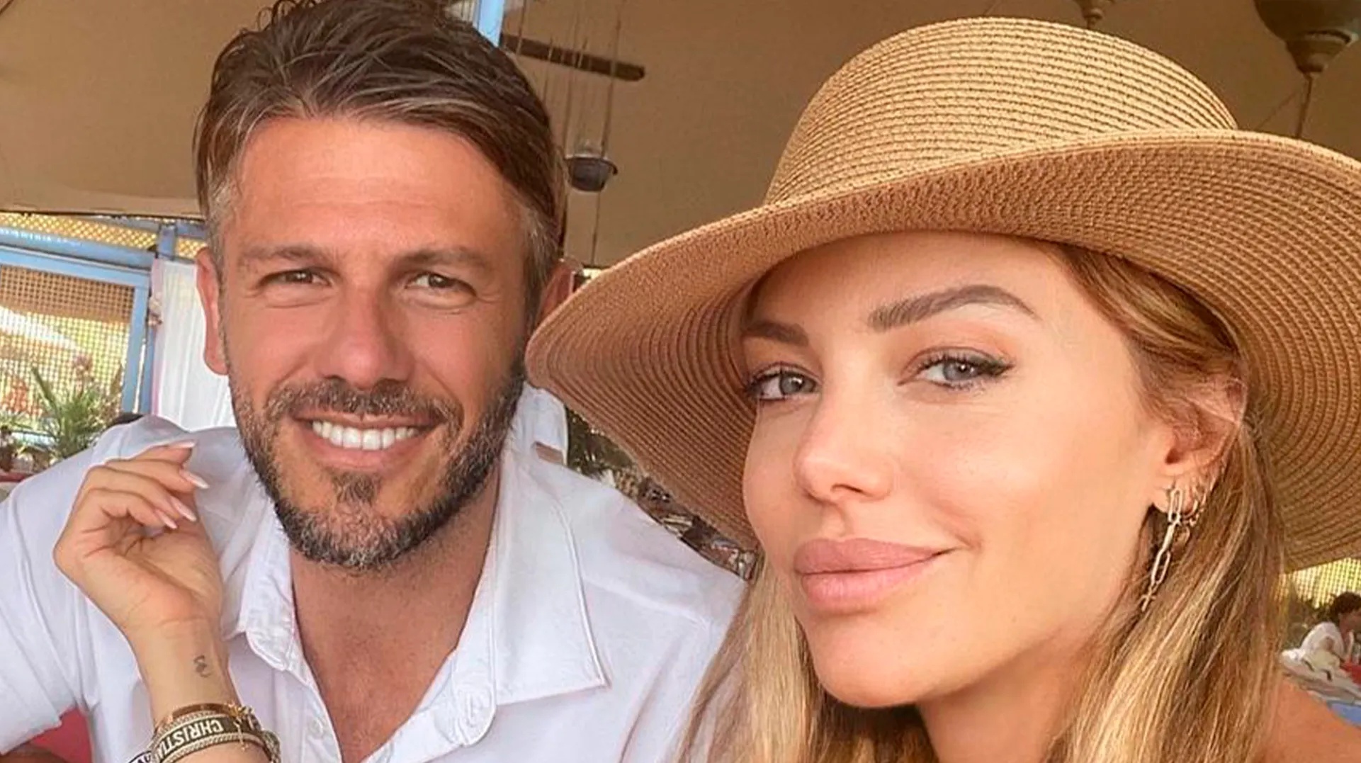 Evangelina Anderson con Martín Demichelis.