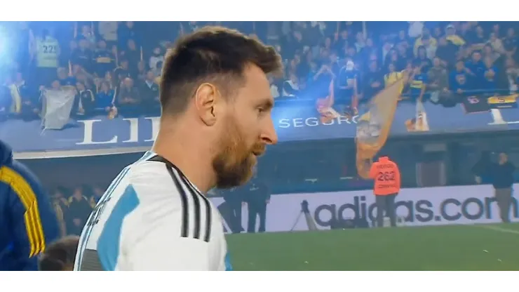 Lionel Andrés Messi en la Bombonera.