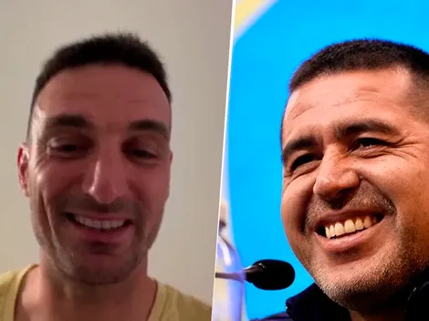 "Para homenajear al número 10": ASÍ confirmó Scaloni su presencia en la despedida de Riquelme