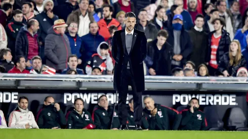 Demichelis durante la victoria sobre Instituto.