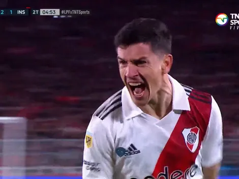 VIDEO | Nacho Fernández culminó una hermosa jugada colectiva para que River lo dé vuelta