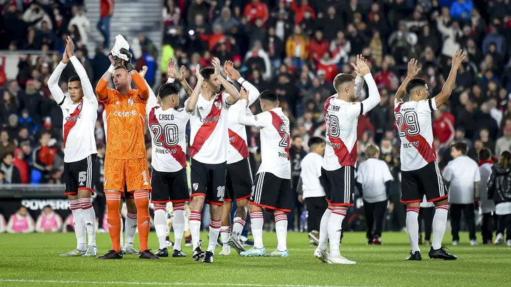 River se prepara para un partido importante.
