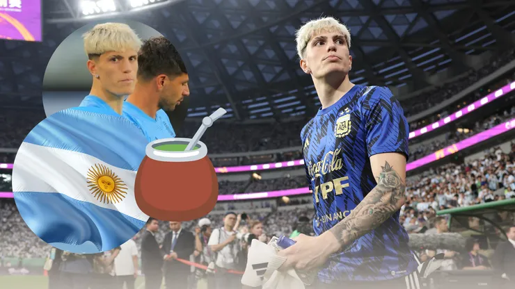 Alejandro Garnacho en la Selección Argentina