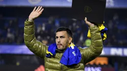 Paredes en un homenaje que le rindió Boca
