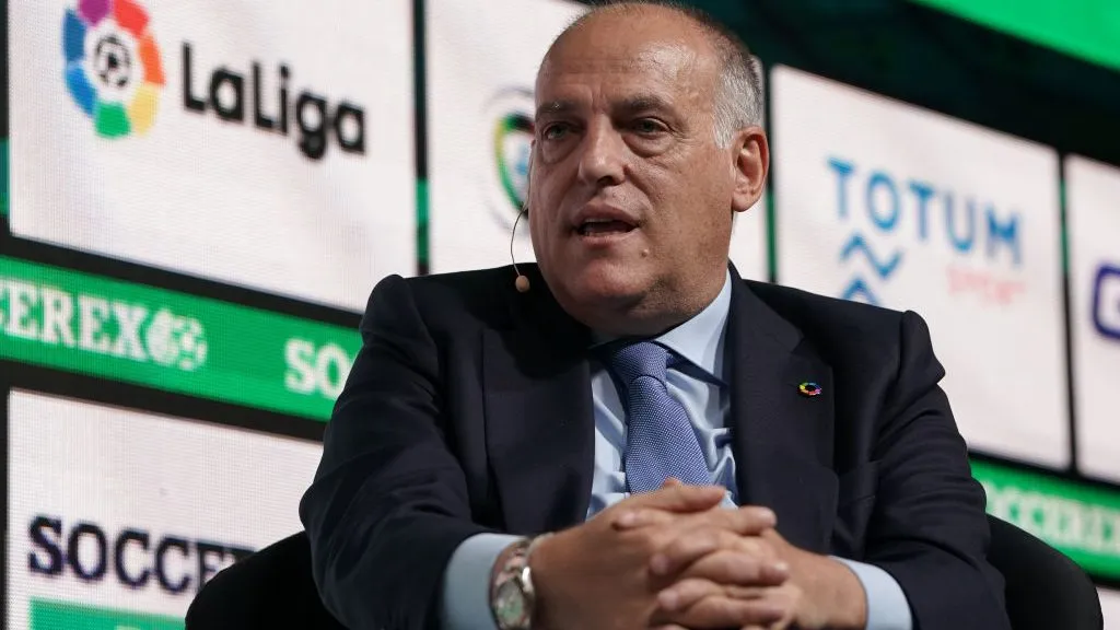 Javier Tebas, rendido ante River.