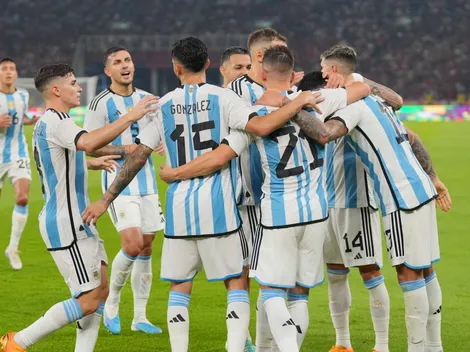 No Messi, no problem: Argentina venció a Indonesia y cerró su gira por Asia