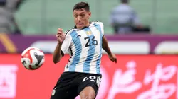 Nahuel Molina en la Selección Argentina.