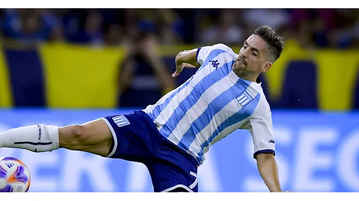 Gabriel Hauche, uno de los titulares que posee Racing.