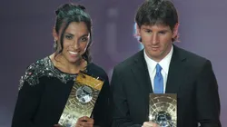 Marta y Lionel Messi.