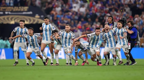 Argentina en la final del mundo de Qatar 2022.