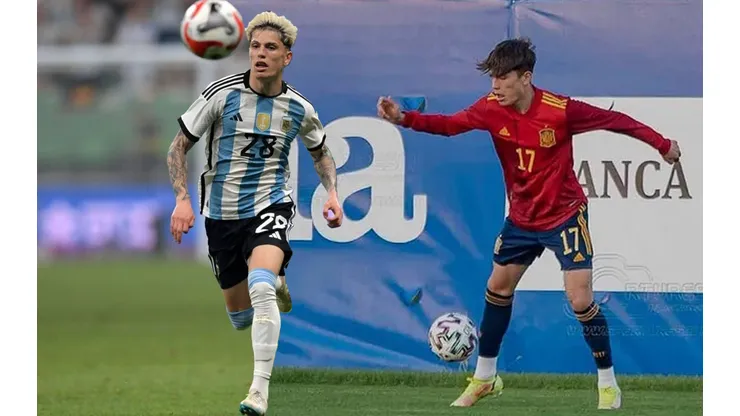 Garnacho debutó en la Selección, pero aún puede jugar para España: el motivo