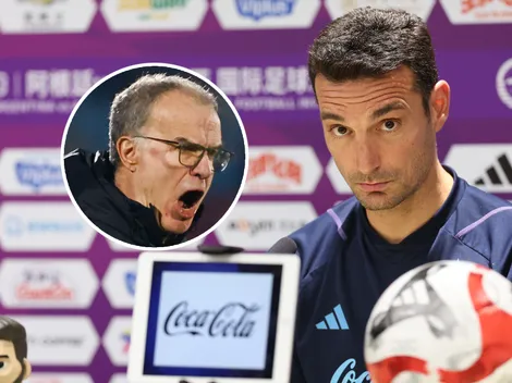 Scaloni ya empezó a palpitar el cara a cara con Bielsa en Eliminatorias