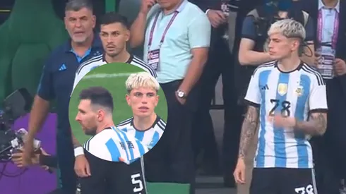 Garnacho debutó en la Selección Argentina