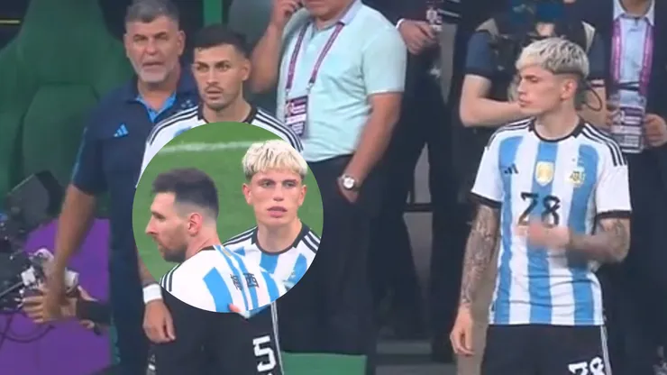 Garnacho debutó en la Selección Argentina