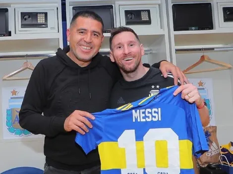 ¿Se pone la de Boca? Se CONFIRMÓ la camiseta que usará Messi en la despedida de Riquelme