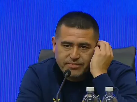 La pregunta que hizo llorar a Riquelme en el anuncio de su partido despedida