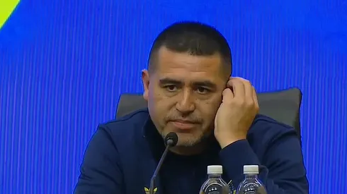 La pregunta que hizo llorar a Riquelme en el anuncio de su partido despedida