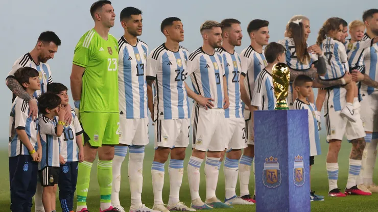 Scaloni confirmó el once de la Selección que jugará ante Australia en Beijing