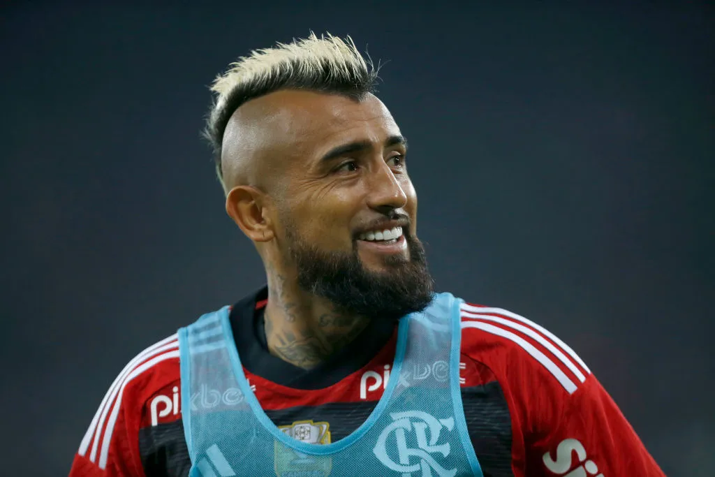 Arturo Vidal durante su paso por Flamengo. (Getty Images)
