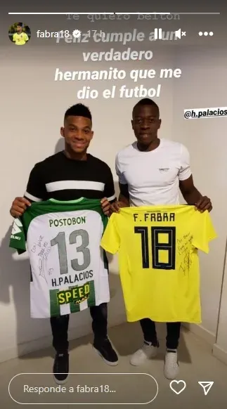 La historia de Fabra para Helibelton Palacios (Fuente: PBJ)