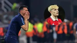 ¿Dónde lo pone? El plan de Scaloni para los primeros partidos de Garnacho en la Selección