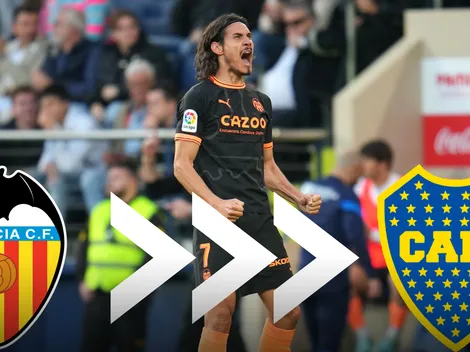 Valencia declaró transferible a Cavani en medio del interés de Boca