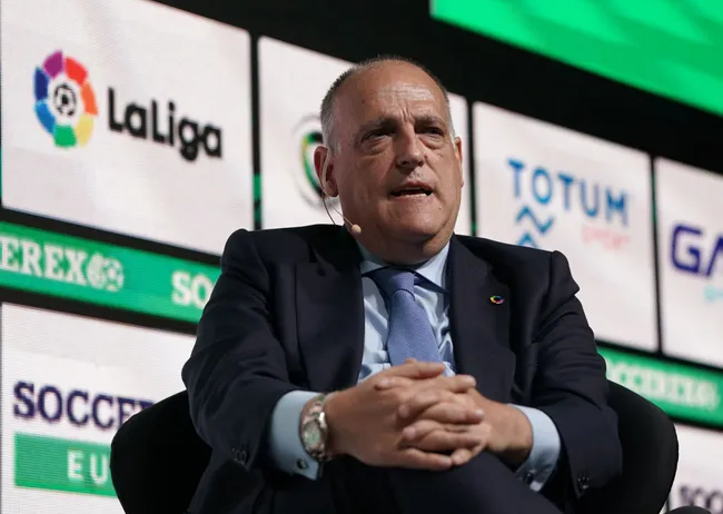 Javier Tebas, presidente de La Liga de España. (Foto: Getty)