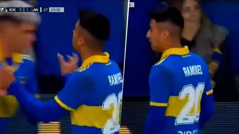 VIDEO | No se vio: la reacción de Juan Ramírez cuando lo silbaron en La Bombonera