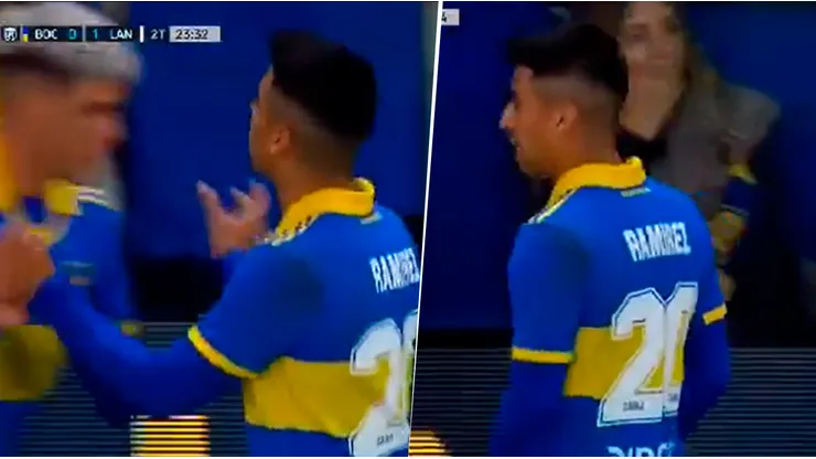 VIDEO | No se vio: la reacción de Juan Ramírez cuando lo silbaron en La Bombonera