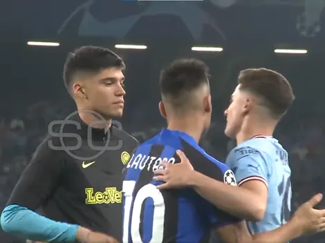 VIDEO | Julián Álvarez consoló a Lautaro y Correa tras el título del City