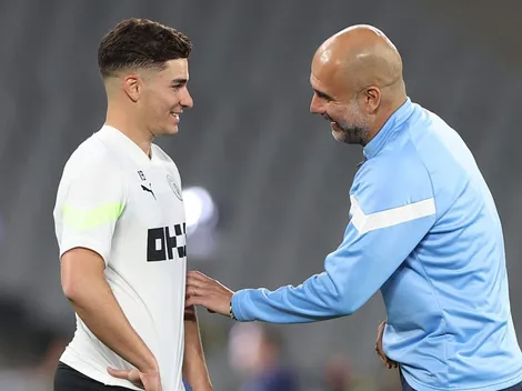 Julián Álvarez, al banco en la final de la Champions