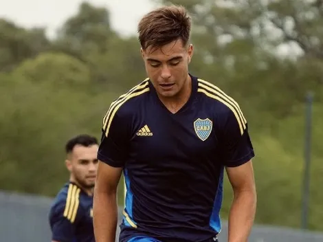 ¿Quién es Aaron Anselmino, el juvenil al que recurrió Almirón en la práctica de Boca?