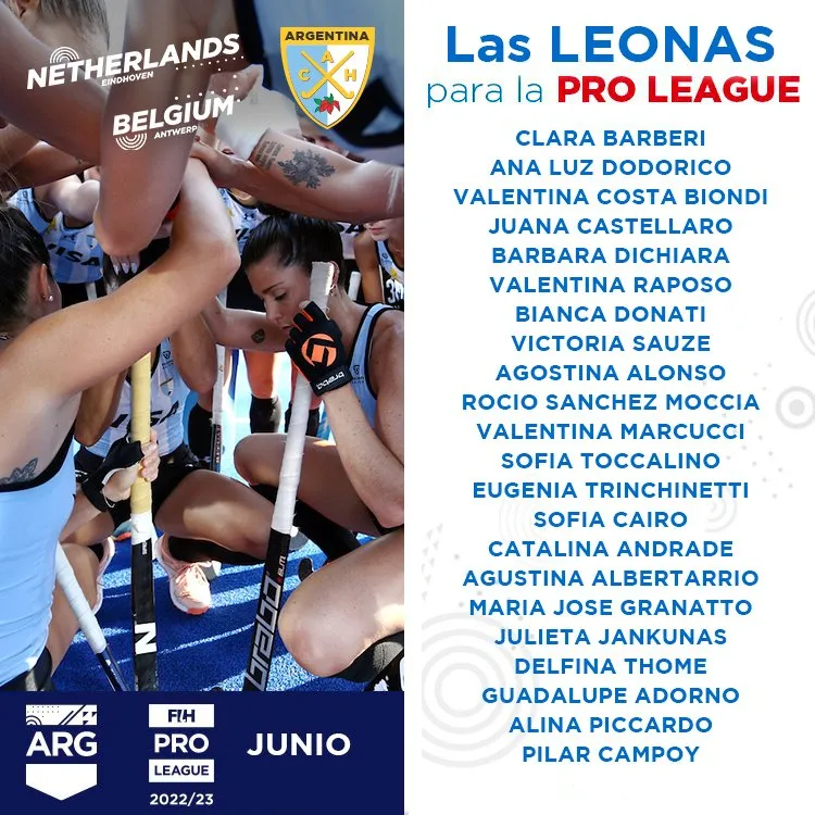 Foto: Confederación Argentina de Hockey.