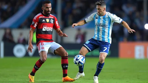 Flamengo juega contra Racing en la Copa Libertadores 2023.