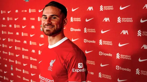 Alexis Mac Allister ya viste los colores del Liverpool.