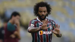 RIO DE JANEIRO, BRAZIL - MAY 13: Marcelo of Fluminense reacts during a match between Fluminense and Cuiaba as part of Brasileirao 2023 at Maracana Stadium on May 13, 2023 in Rio de Janeiro, Brazil. (Photo by Wagner Meier/Getty Images)