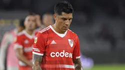CORDOBA, ARGENTINA - FEBRUARY 22: Enzo Pérez of River Plate walks off the pitch after a Champions Trophy playoff match between Banfield and River Plate at Mario Alberto Kempes Stadium on February 22, 2023 in Cordoba, Argentina. The 2020 edition of the Champions Trophy is played two years later as it was postponed due to the COVID pandemic. The winner of this tiebreaker will face Boca Juniors in the final. (Photo by Hernan Cortez/Getty Images)