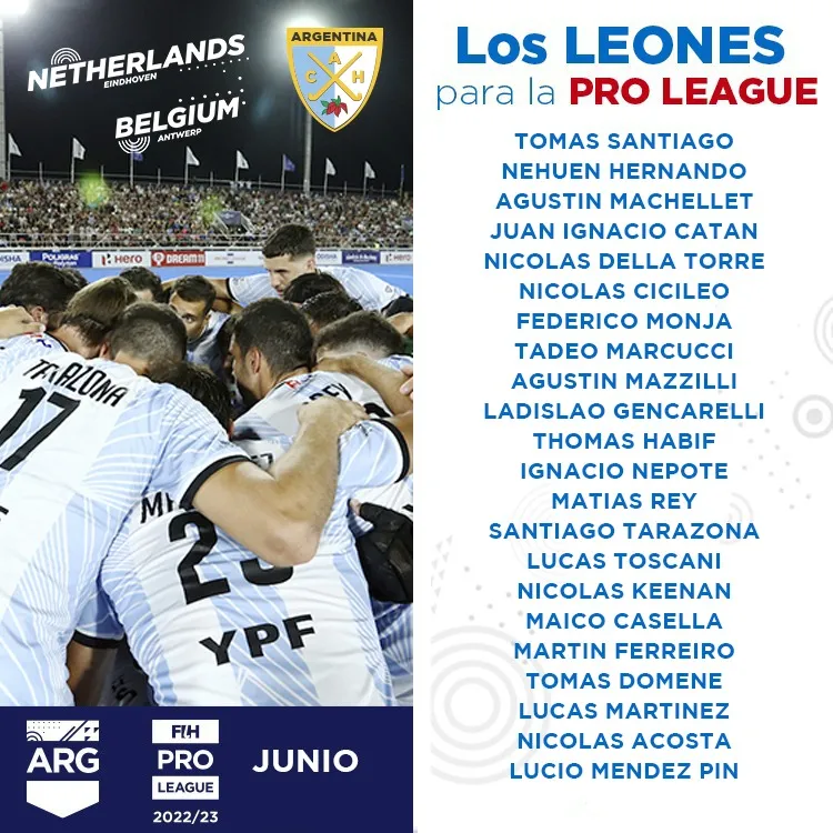 Foto: Confederación Argentina de Hockey.