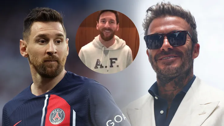 VIDEO | El mensaje viral de Messi para Beckham por el Inter Miami: "Un llamadito"