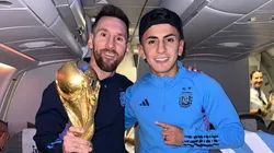 Lionel Messi y Thiago Almada, los campeones del mundo de la MLS.