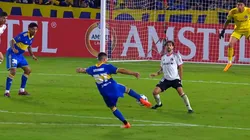 Así la agarró de aire Marcelo Weigandt.