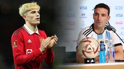 Scaloni habló de la presencia que tendrá Garnacho en la gira de la Selección por Asia