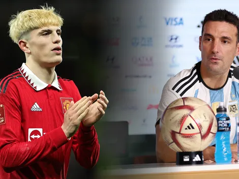 Scaloni, contundente sobre Garnacho: "Analizaremos si jugará de entrada"