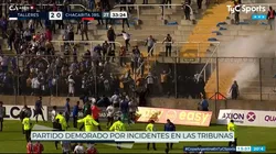 Incidentes en Talleres vs. Chacarita por la Copa Argentina.