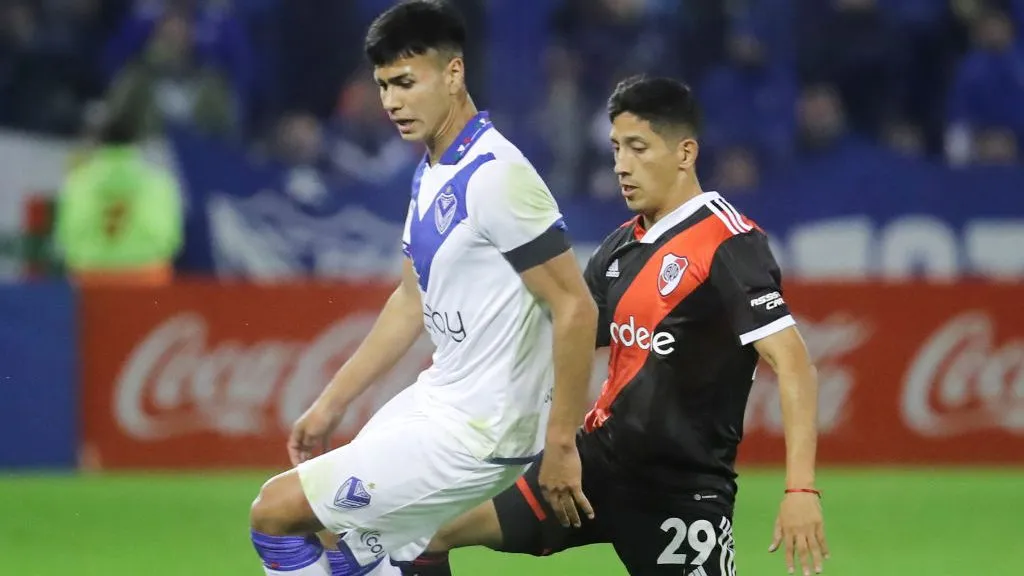 Ordóñez enfrentando a River.