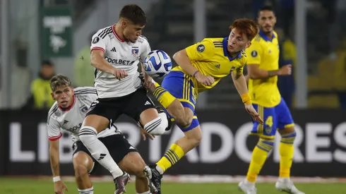 Boca superó a Colo Colo en el primero de los enfrenamientos.