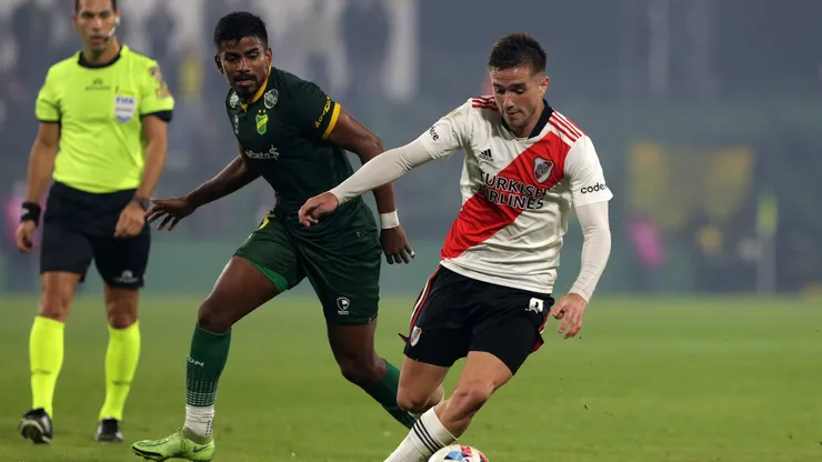 Uno de los últimos partidos jugados entre River y Defensa y Justicia.