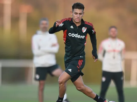 La contundente decisión de River con Echeverri en la previa del partido ante Defensa y Justicia
