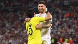 El posteo de Montiel tras ganar la Europa League y los comentarios de 2 campeones del mundo
